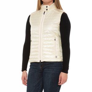 NEW Bogner Mabeli Puffer Vest!  10 or 14  Pearl Ivory White  Bogner "B" Hardware